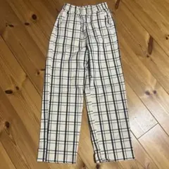 pinklatte チェック柄ロングパンツ XS/150