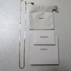 【希少】SAINT LAURENT スネークチェーン ネックレス ゴールドのサムネイル