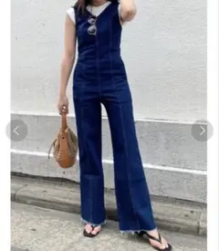 moussy CUT OUT DENIM ジャンプスーツ