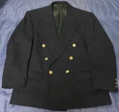 90s USA製 Burberrys 紺ブレ ダブル ジャケット テーラード