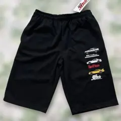 新品　イニシャルＤ　３０ｔｈ　頭文字Ｄ　ブラック　ショートパンツ　Ｌ　しまむら