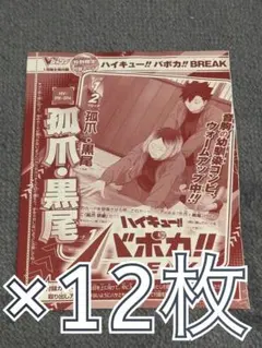 ハイキュー!! 孤爪・黒尾 12枚セット バボカ!! BREAK プロモ カード