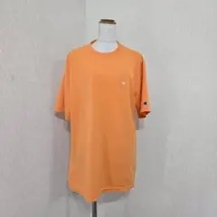 チャンピオン 半袖Tシャツ オレンジ スポーツ トレーニング ロゴ