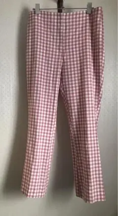 ZARA ピングブロックチェック カジュアルパンツ