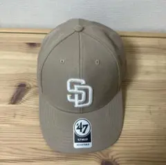 【美品】 サンディエゴ パドレス キャップベージュ47