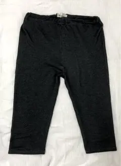 【Milk tea】 黒デニム風　マタニティ レギンス　スパッツ　L