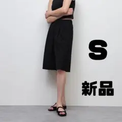 GU タックハーフパンツ ブラック Sサイズのサムネイル