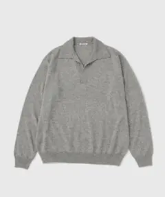 2026年最新】AURALEE SUPER FINE CASHMERE SILK KNIT SKIPPER POLOの
