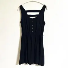 FOREVER 21 ノースリーブ ブラック ミニワンピース