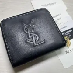 316 極上美品 SAINTLAURENT イヴサンローラン 2つ折り財布 - メルカリ