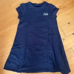 Polo Ralph Lauren 半袖ワンピース M 8-10 濃紺