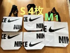 計5枚　NIKE エコバッグ　トート　正規店　S M まとめ売り　S4 M1