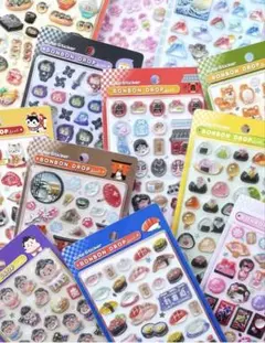 ボンボンドロップシール 和柄 ( 舞妓 含む)12種類 セット 正規品