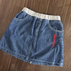 miki house デニムスカート Sサイズ(100〜100cm)