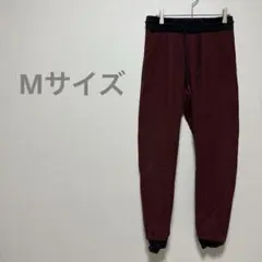 美品✨️ バーガンディ スリムフィットパンツ Mサイズ 【M】 レッド ブラック
