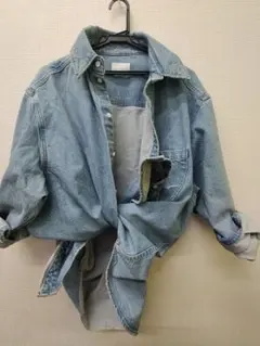 アッパーハイツ　デニムオーバーサイズシャツ