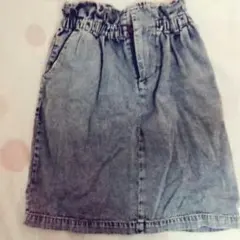 デニムタイトスカート