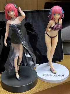五等分の花嫁プライズフィギュアまとめ売り 中野二乃セット 水着&ドレス