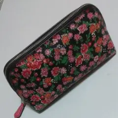 コーチ　COACH 花柄ポーチ