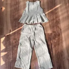 SHEIN ７Ｙ　セットアップ　ミントグリーン　120相当