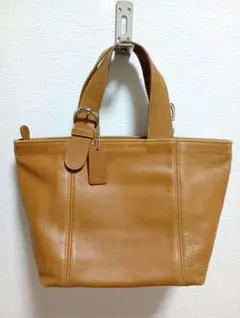 美品！COACH コーチ レザー トートバッグ キャメル オールドコーチ