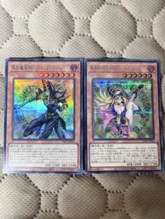 遊戯王 ブラック・マジシャン・ガール 真紅眼の黒竜 2枚セット