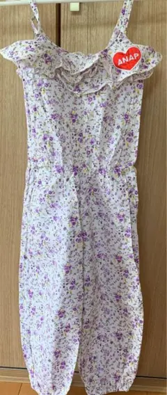 アナップ○サロペット○花柄○110cm○ANAP kids