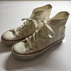 23.5cm CONVERSE All Star ホワイト ハイカットスニーカー