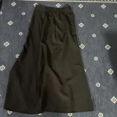 GRL ブラック フレアスカート