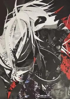 オリジナル貼り絵、イラスト、絵画