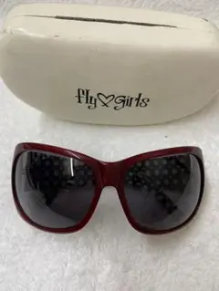 fly Girls レッド サングラス