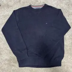 トミーヒルフィガー TOMMY HILFIGER コットンニットセーター　M