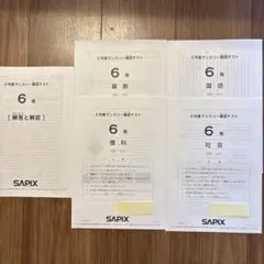 2023年度SAPIX6年テスト16回分 2023年7月度小3組分けテスト・結果 | ＜いくじでーた＞中学受験