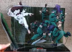 忍たま乱太郎　ドクタケ忍者隊最強の軍師 アクリルジオラマスタンド　天鬼VS六年生