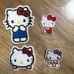 ハローキティ刺繍ワッペンセット　キティちゃん　ワッペン