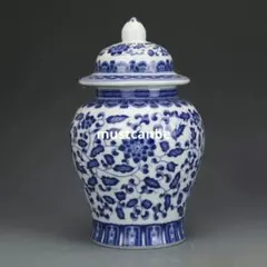 青花釉裏紅万模様将軍壺 景徳鎮 陶磁器 装飾品 現代工芸品美術品 置物 Yahoo!オークション - 「景徳鎮 壺」の落札相場・落札価格