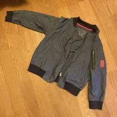 BREEZE 美品！デニム風生地のブルゾン