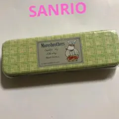 未開封1985年　SANRIO昭和当時物　サンリオ　缶ペンケース　うさぎカンペン