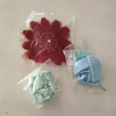 コサージュ・ブローチ 3点セット