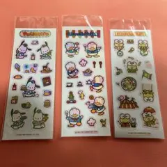 【サンリオ 】1990年代 キャラクターシール 3シートセット