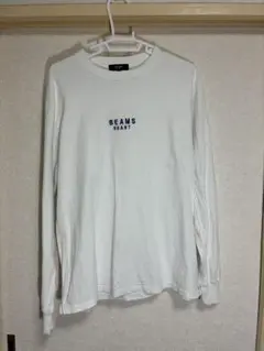 BEAMS HEART 長袖カットソー M ホワイト