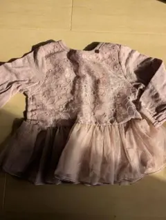 薄いピンクのレーストップス 90cm