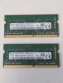 SK hynix DDR4-2666 16GB (8GB×2) デスクトップ用 - メルカリ