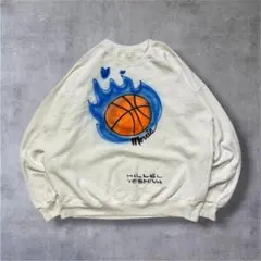 ビンテージ古着ヘインズHanesエアブラシペイントスウェットトレーナー一点物