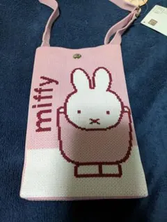 ミッフィー 携帯ショルダーバック　 ピンク