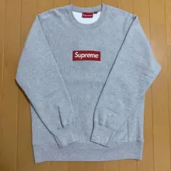最安値　Supreme Box Logo Crewneck ヘザーグレー Supreme Box Logo Crewneck . 