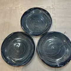 黒釉 渦巻き模様 皿 5枚セット 和食器 美濃焼 - メルカリ