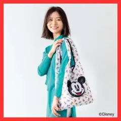 ✨新品・未使用✨フェイス形収納エコバッグ（ミッキーマウス・雑誌付録）