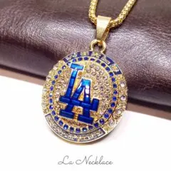 ロサンゼルスドジャース チャンピオンリング レプリカ モチーフ ネックレス　01