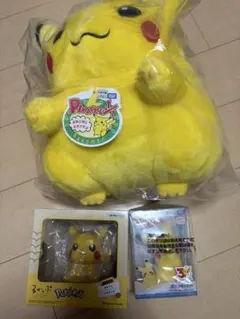 ポケモン　おかえりピカチュウ　てのひらピカチュウ　るかっぷ　ぬいぐるみ　未開封